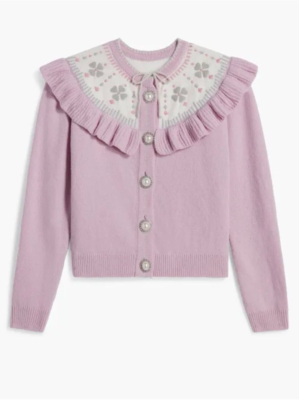 Hill House Desk Sweater, Light Pink Cardigan, Size Medium, Cottage Core, Preppy